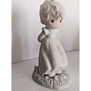 Samuel Butcher Precious Moments Enesco 1986 Figurine "Autumn's Praise"
